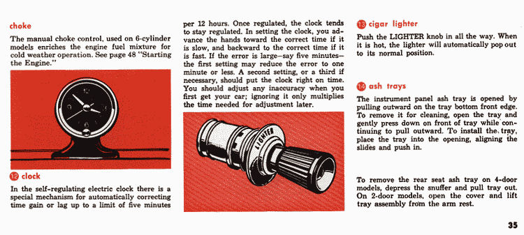 1964 Ford Fairlane Owners Manual Page 19